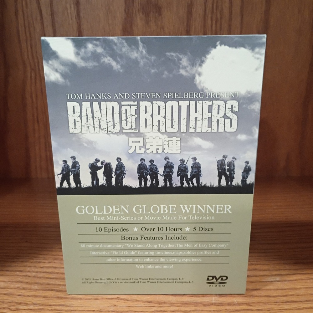 Band of Brothers – 5 DVD Set – Rare Chinese Edition (2005, HBO Home Video) 1-10
